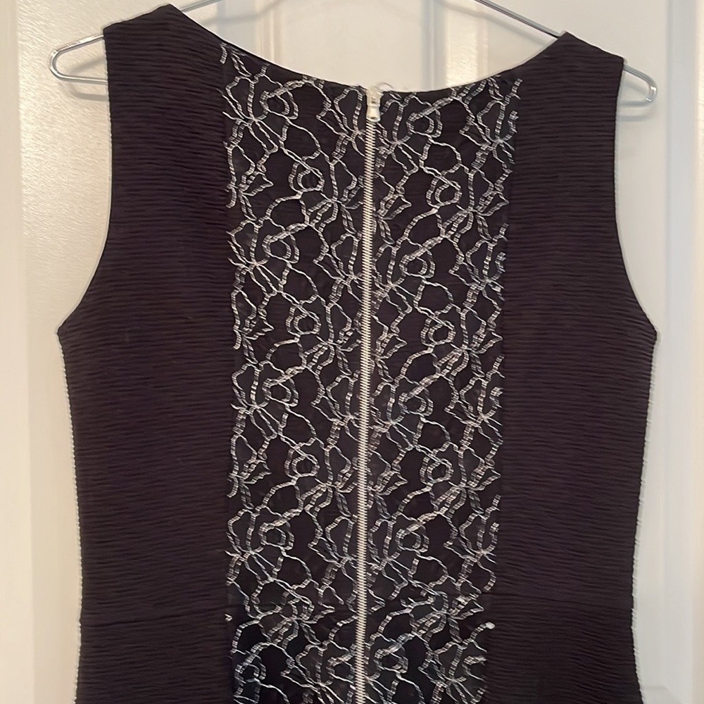 Black Dress with interesting lace back